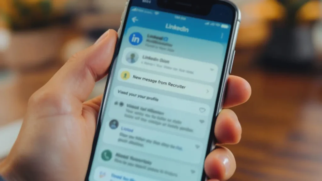 linkedin message recruiter